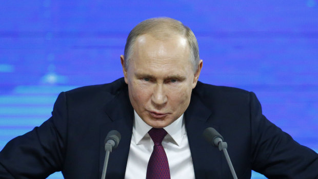 US Russian President Vladimir Putin.