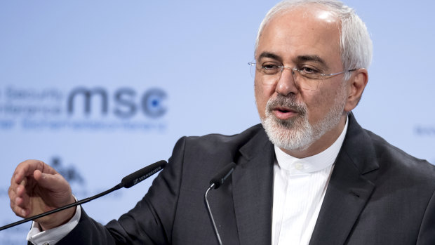 Iran's foreign minister Mohammad Javad Zarif.