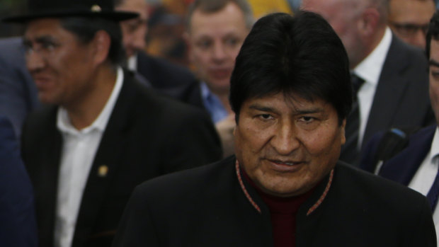 Bolivia's President Evo Morales