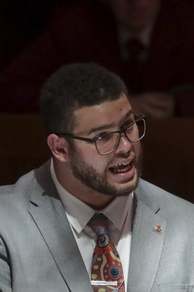 Greens senator Jordon Steele-John, 26, is the youngest person in federal Parliament. 