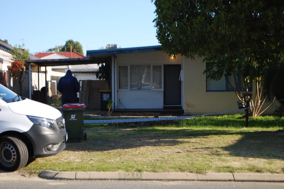 The house where Andrew Tran's body was found.