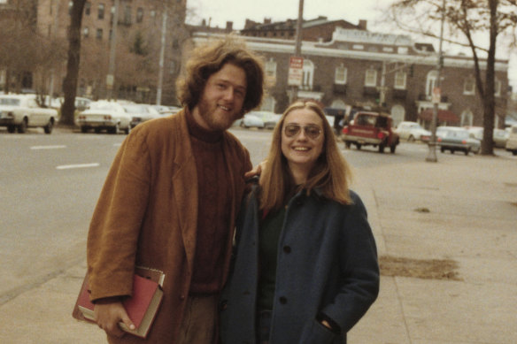 Bill Clinton and Hillary Rodham at Yale in the early 1970s.