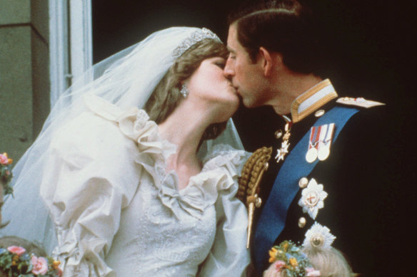 Prince Charles and Princess Diana on their wedding day on July 29, 1981.