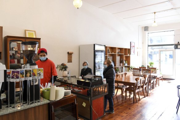 Udom is a vibrant Thai cafe in Victoria Street, West Melbourne. 