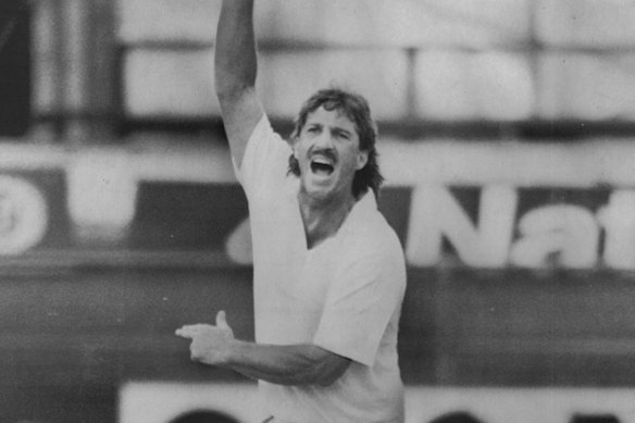 Ian Botham playing for Queensland.