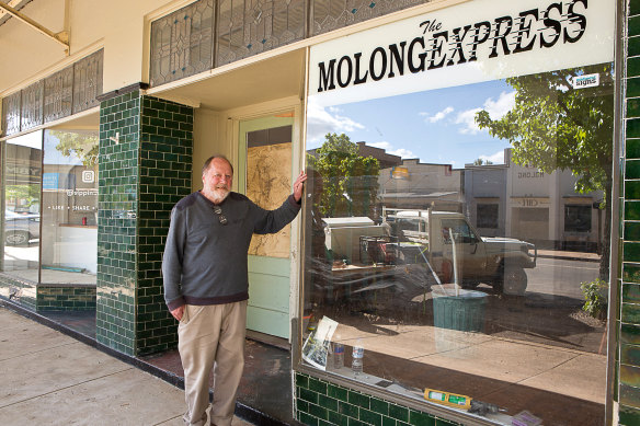 Paul Mullins, owner of the local paper, lost both the business and his home in the Molong floods this week.