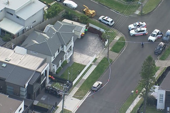 Emergency services on the scene of a shooting in Sydney’s west.
