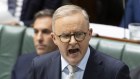 Anthony Albanese in parliament on Monday.