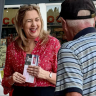 Queensland Labor’s candidate for the Inala byelection, Margie Nightingale, campaigns with former premier and local MP Annastacia Palaszczuk – whose resignation triggered the byelection.