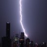 Man shocked as lightning hits house, storm threat eases