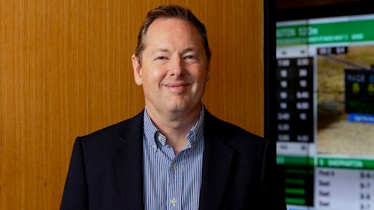 Tabcorp’s former chief executive Adam Rytenskild resigned abruptly in March. 