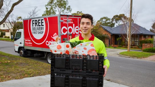 Coles and Woolworths' online delivery services have been put under unprecedented pressure in recent weeks.