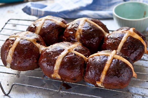 Karen Martini's hot cross buns.