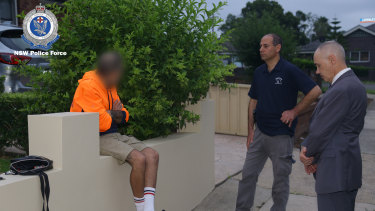 Charbel Younes was arrested at his home in Merrylands.
