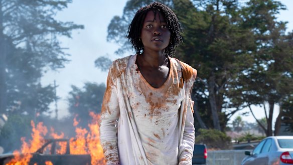 Lupita Nyong'o in Jordan Peele's Us.