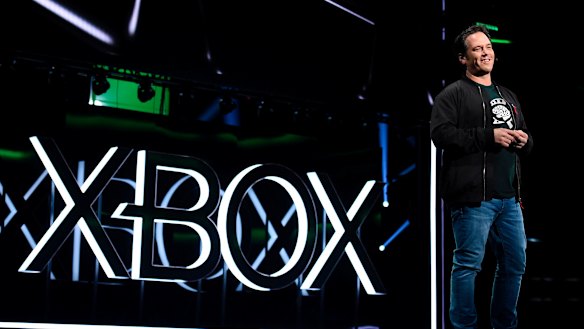 Phil Spencer, head of Xbox, at the briefing ahead of E3.