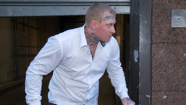 Thomas Windsor walked from court on Friday afternoon after pleading guilty to drug offences.