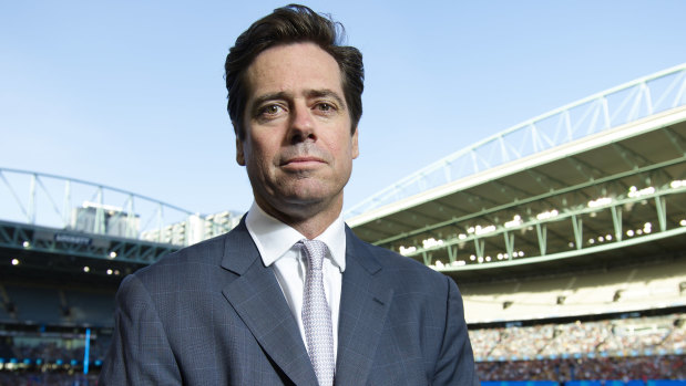 Committed to the cause: AFL chief Gillon McLachlan.