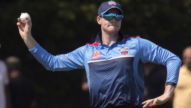 Steve Smith has sustained an abdominal injury in the Caribbean.