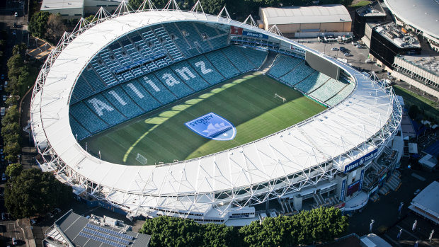 The Sydney Football Stadium, most recently known as Allianz Stadium.