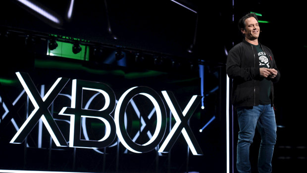 Phil Spencer, head of Xbox, at the briefing ahead of E3.