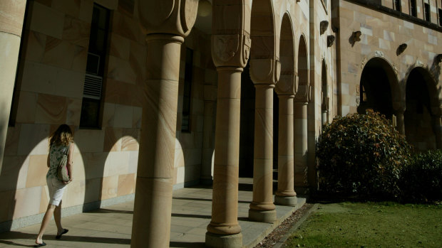 The University of Queensland has investigated the allegation.