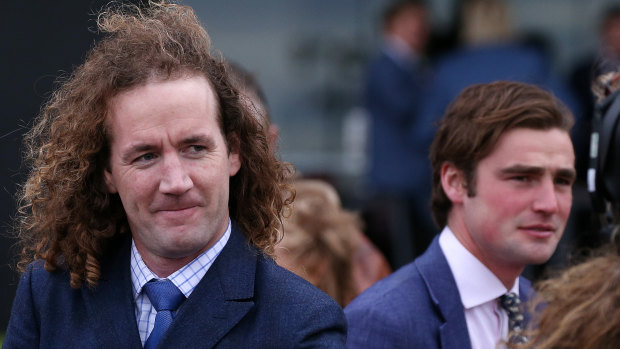 Training partners Ciaron Maher and David Eustace.