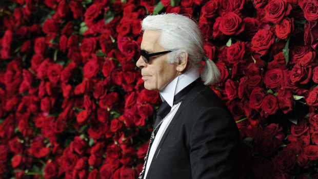 Karl Lagerfeld attends the Museum of Modern Art Film Benefit tribute to Pedro Almodovar in 2011 in New York.