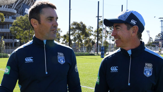 Old mates: Greg Alexander can't understand the vitriol directed at Brad Fittler.
