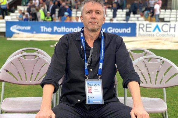 Cricket journalist Peter Lalor.