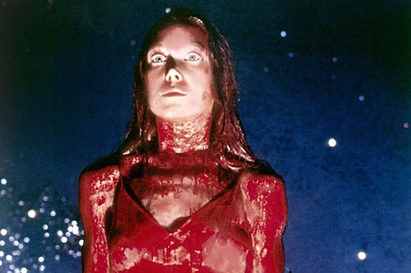 Sissy Spacek during the iconic “Black Prom” scene in Brian De Palma’s 1976 film.