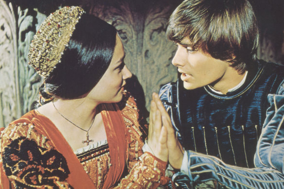 Some inappropriate social distancing from Zeffirelli's Romeo and Juliet.