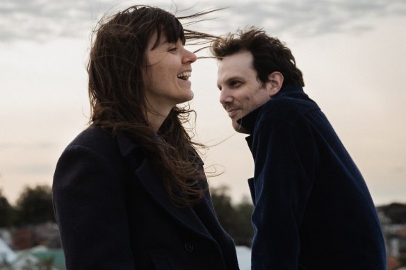 Musician Courtney Barnett with Anonymous Club director Danny Cohen. 