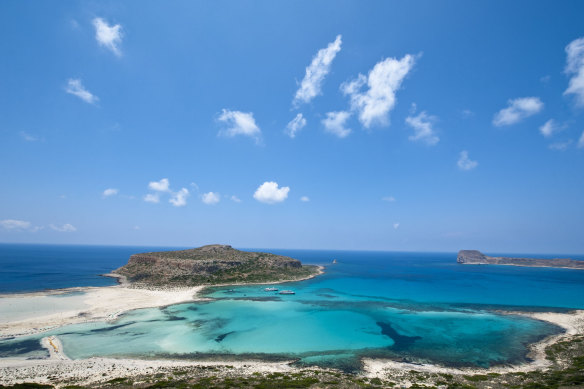 Cretan coast blues, near Chania.