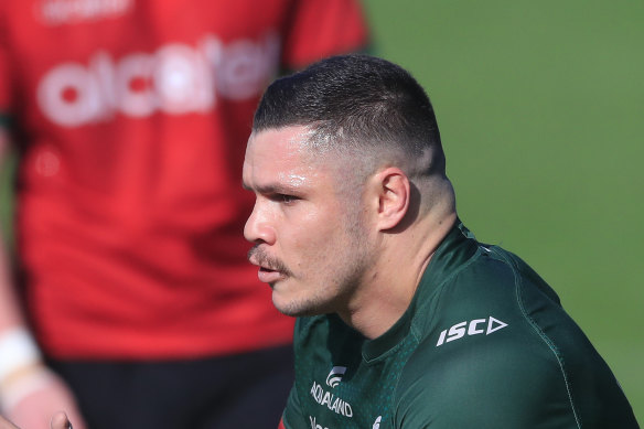 James Roberts has been named in the Rabbitohs squad for this week's round six clash.
