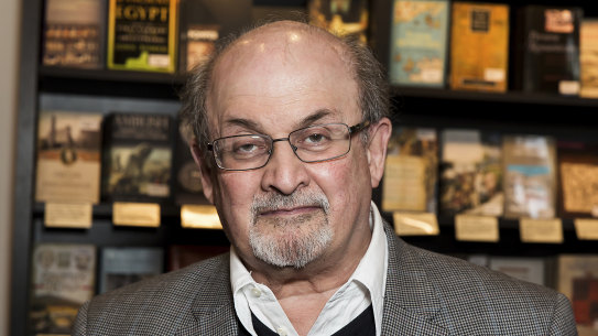 Author Salman Rushdie.