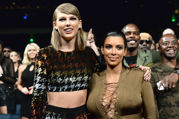 Taylor Swift and Kim Kardashian West