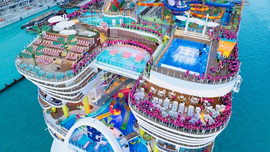 The Thrill Island waterpark is like some contraption Wile E Coyote might create to capture the Roadrunner.