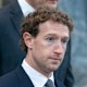 Meta CEO Mark Zuckerberg leaves court last month after testifying in the case.