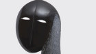 An emphatic new auction record for Australian sculpture was set by Joel Elenberg’s Mask 1, 1978, which fetched $1,156,250 (including premium) at Smith & Singer’s  August 23, 2023, sale in Sydney. The presale estimate was $350,000 to $450,000. Mask 1 stands 55cm high including the base, and is made of black Belgian marble. 