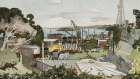 Cressida Campbell, Garden Island, 1990, estimated at $200,000 to $300,000, at Smith & Singer’s auction next Wednesday night. 