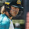 Will Pucovski in the SCG nets just prior to his only Test match appearance to date, in January 2021.