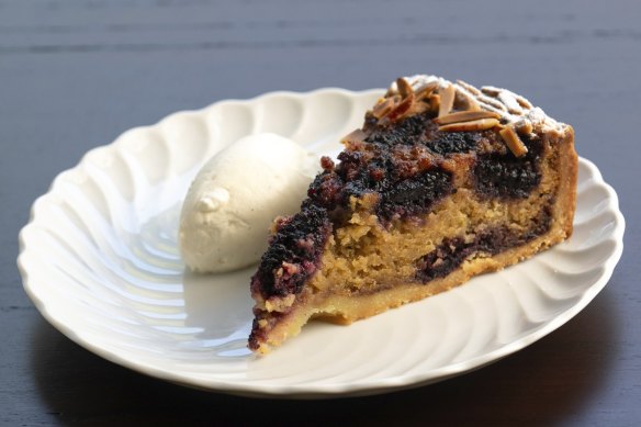 Homely dishes such as mulberry and almond tart are part of Messmates’ charm.