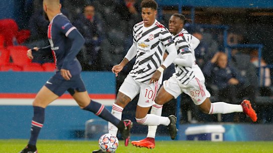 Marcus Rashford was again Manchester United's hero against Paris Saint-Germain.