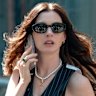 Anne Hathaway in vintage Jean Paul Gaultier for The Devil Wears Prada 2.