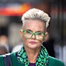 Roxanne Thornton arrives at the Independent Commission Against Corruption on Thursday.