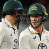 McSweeney, Labuschagne dig in to give Australia upper hand after Starc heroics
