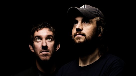 Atlassian founders Mike Cannon Brookes and Scott Farquhar.