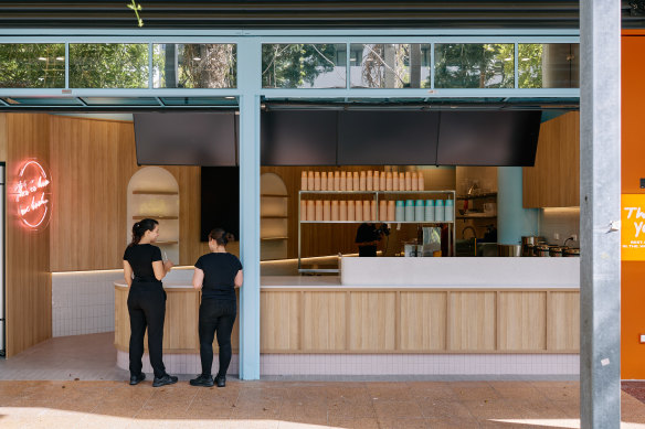 Finn Poke is little more than a counter on Grey Street, with picnic-style outside tables to be in place upon opening.