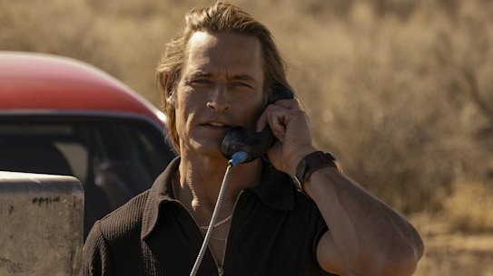 Josh Holloway and the car that gives Duster its name. 